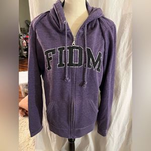 FIDM zip up hoodie sz 2XL - official school merch